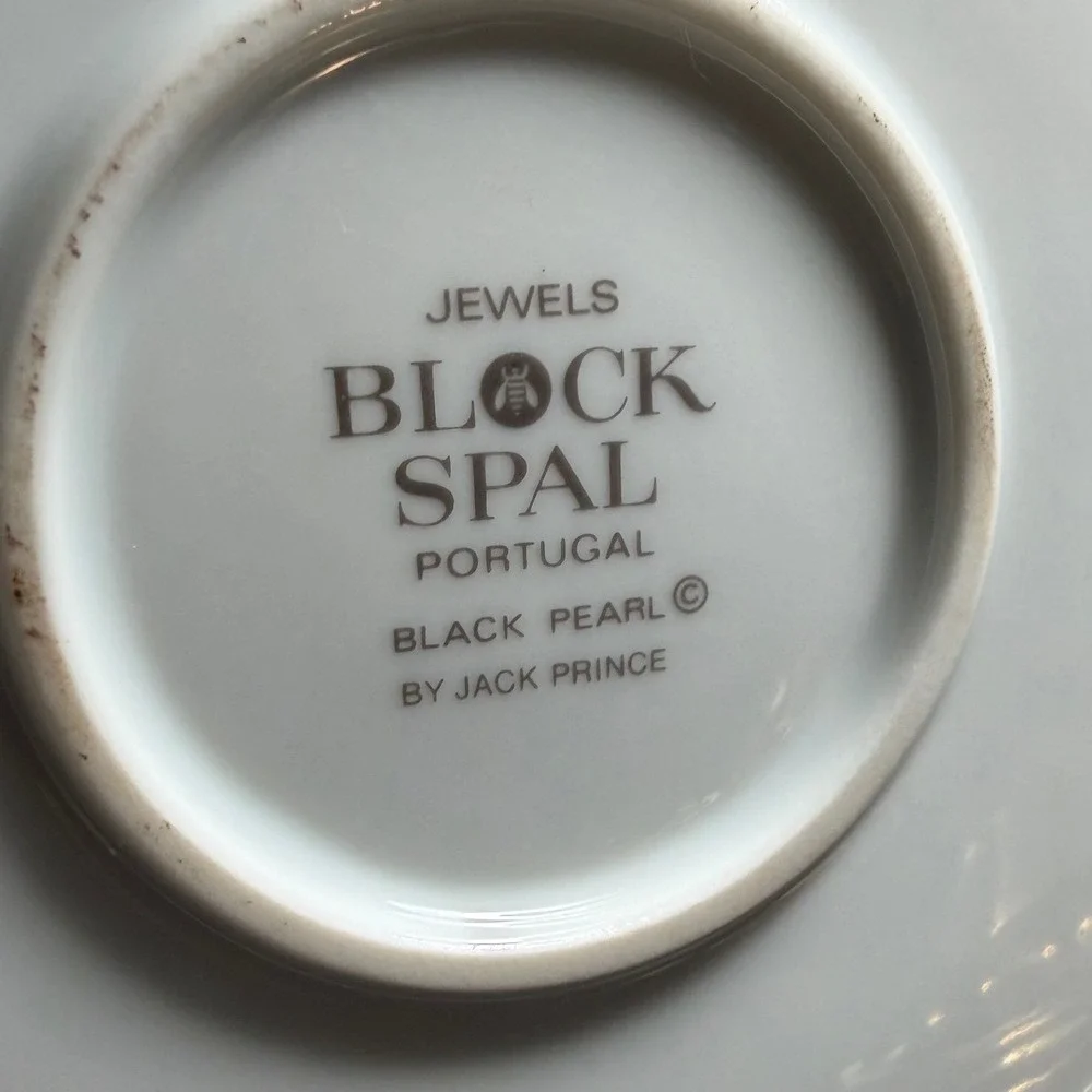 Block Spal Portugal Black Pearl Coffee Pot Jack Prince Jewels Mid Century Modern